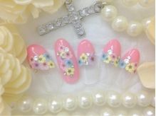 大人パステルフラワー　\6300 - nail　salon　ZILL