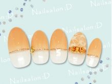 ピンクマーブルフレンチ - Nail Salon ：D 　梅田店