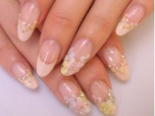 3Ｄお花フレンチ☆ - LUNA NAIL
