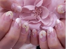 3Dflowerウェディングネイル