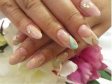プッチ柄フレンチ - Terrace by Cherie Nail salon 森ノ宮店
