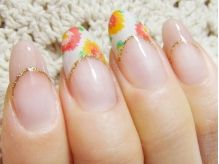 大花柄ネイル - Mint's北浜店