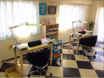 ゆっくり寛げる店内でリラックスしたネイルのお時間をお楽しみ下さい。
