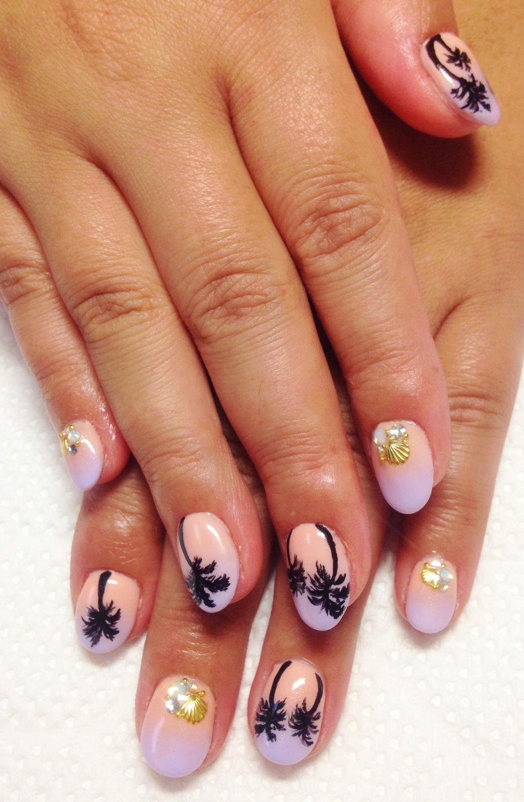 夏のリゾートネイル 自爪9900円 長さ出し11400円 - NAIL Salt ~ネイルソルト~
