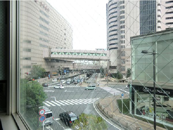 店内からの景色