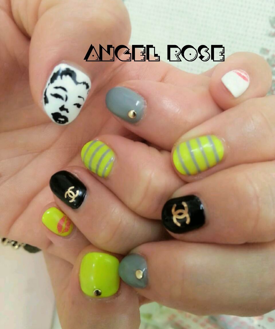 Monroe Nail - Nail Art Design Angel Rose