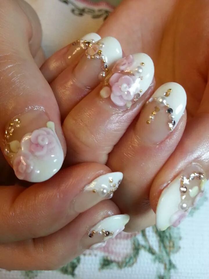 Wedding Nail - Nail Art Design Angel Rose