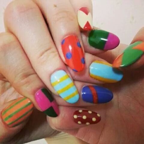 60‘s Nail - Nail Art Design Angel Rose