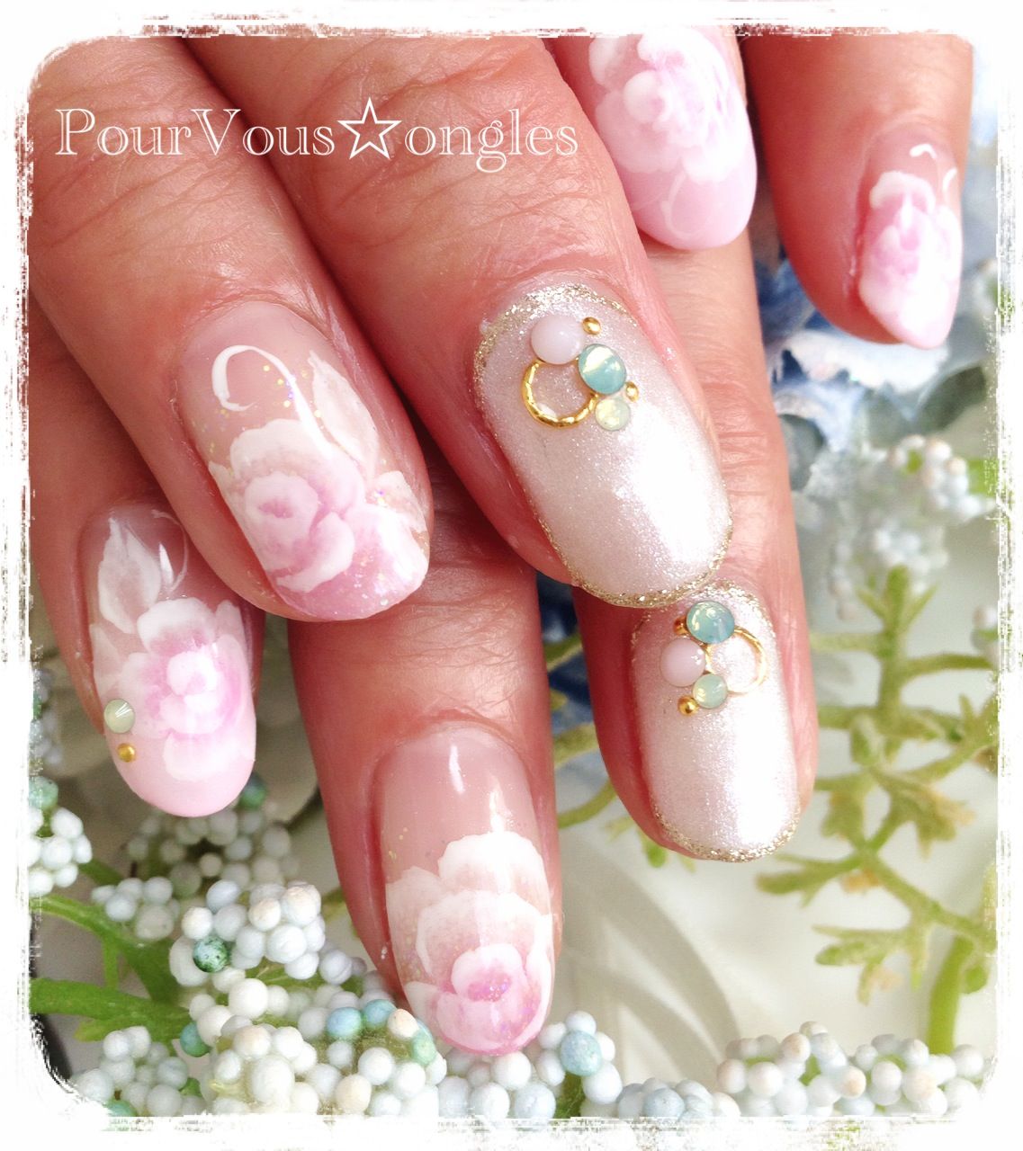 定額のデザインジェルネイルコース