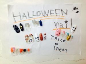 ハロウィンネイル