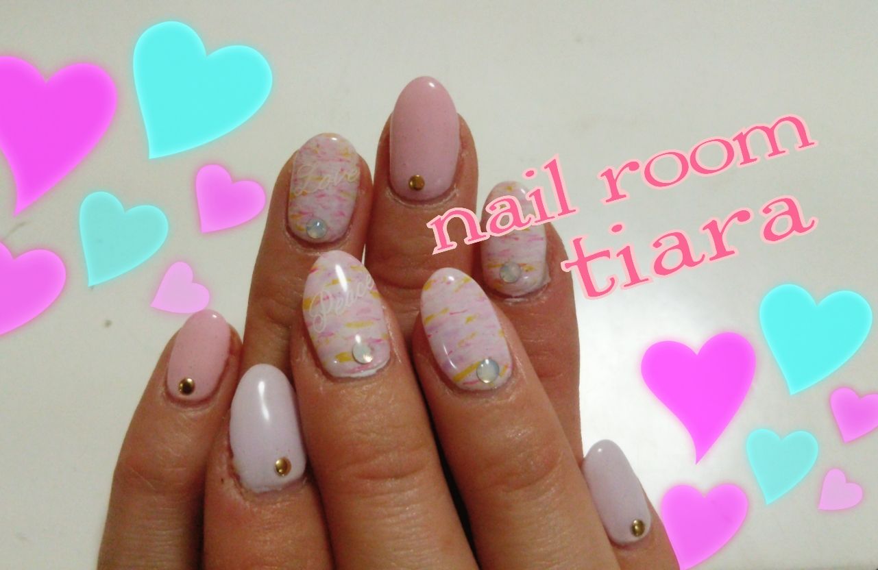 ♡春ツイードネイル♡