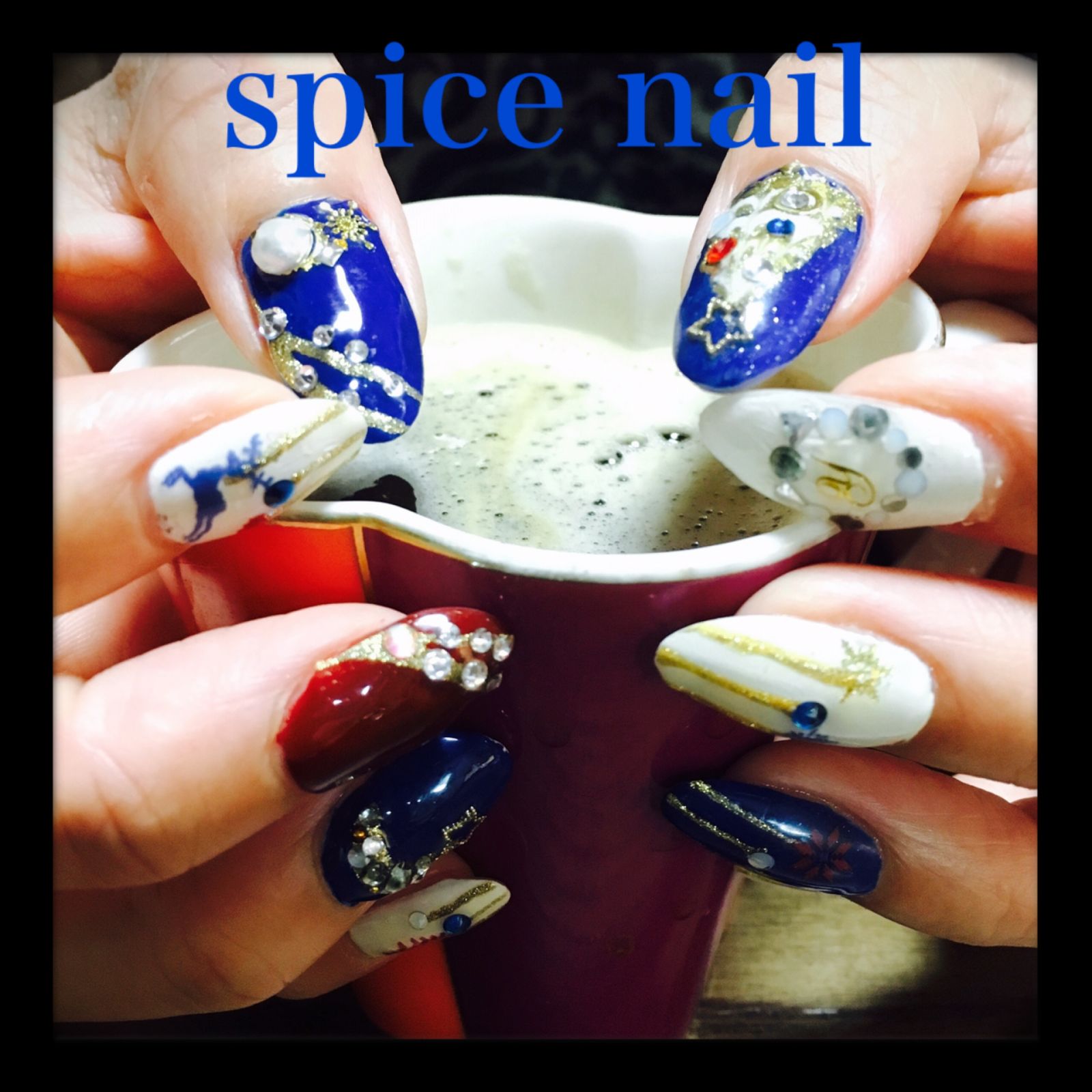 クリスマスネイル