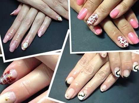 ピンクやヒョウ柄など4パターンのデザイン集 - Nail&Spa さくら