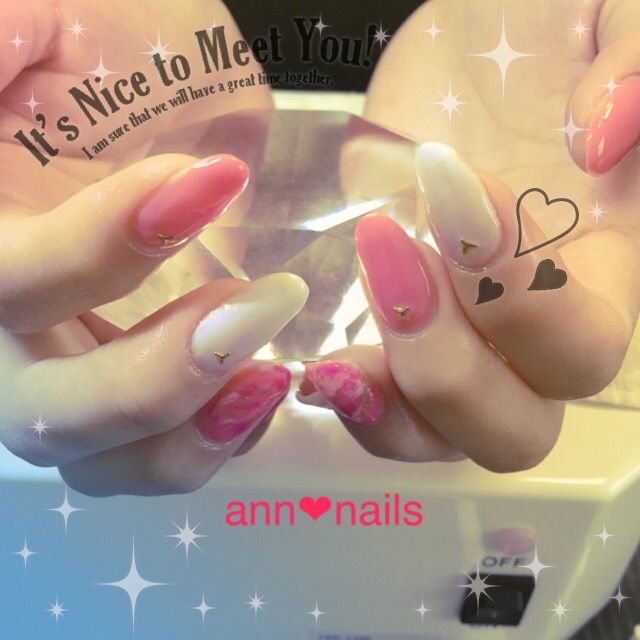 ワンカラーにマーブル
6000円