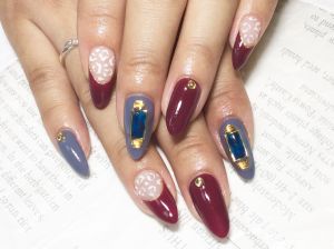 大人ヒョウ柄ネイル