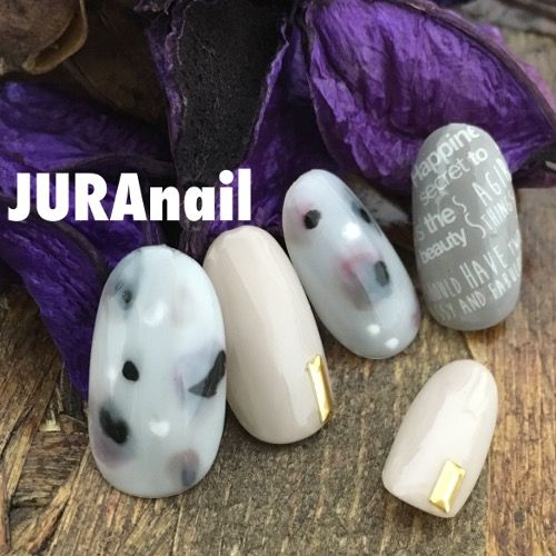 ◆みるくべっ甲ネイル◆