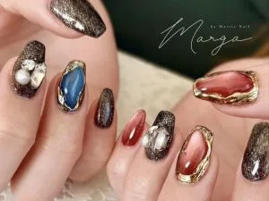 マグネットニュアンスネイル - MARGA by Maisie Nail