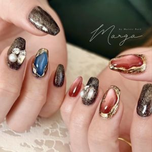 マグネットニュアンスネイル - MARGA by Maisie Nail