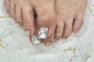カラフル海ネイル