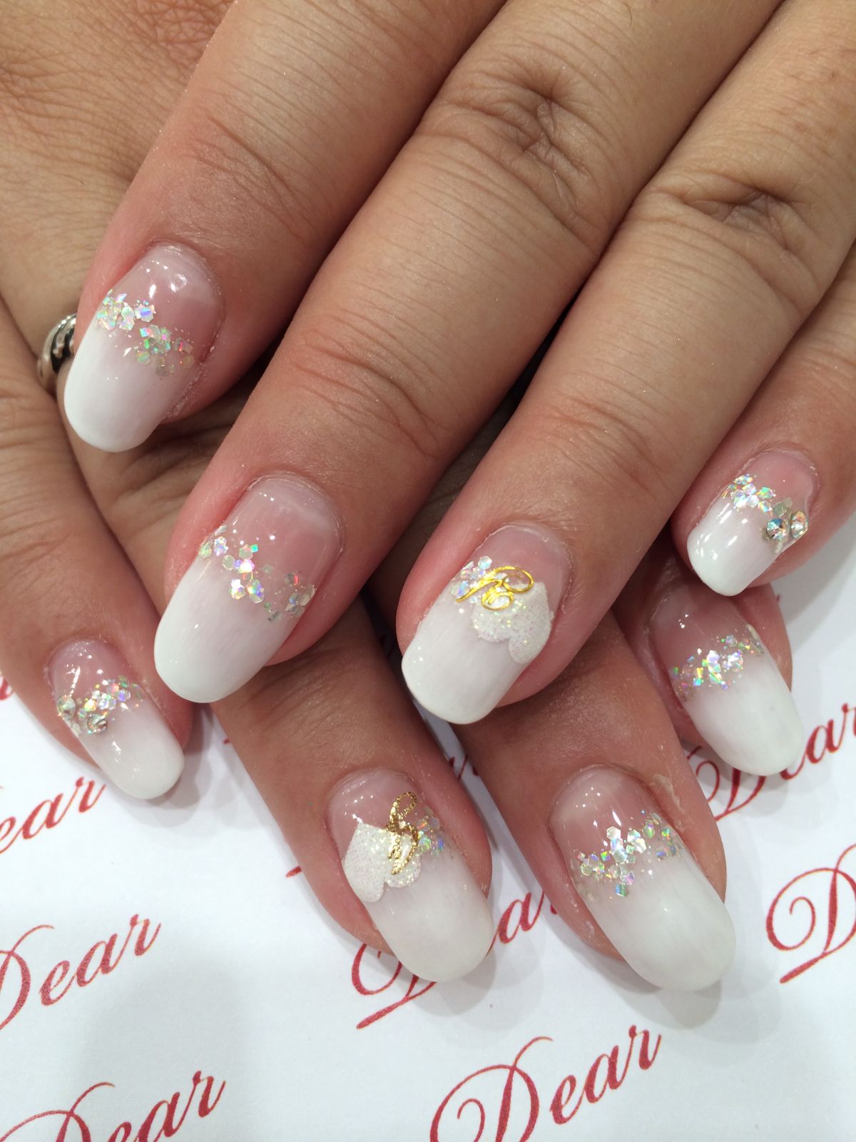 ☆ホワイトパールグラデーション☆ - Dear NAIL CREATION