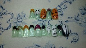 ハロウィンネイル