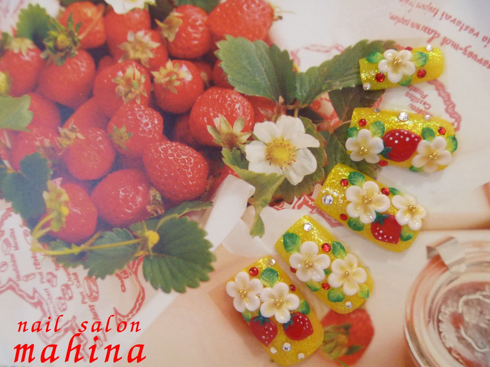 苺ネイル☆ - ネイルサロン　mahina