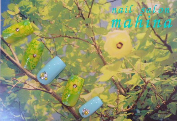 春色お花レースネイル☆ - ネイルサロン　mahina