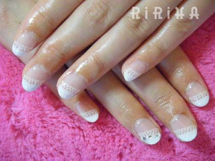 レースフレンチ - Nail salon&school RiRiHA