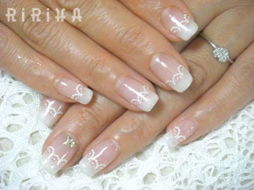 レースフレンチ - Nail salon&school RiRiHA