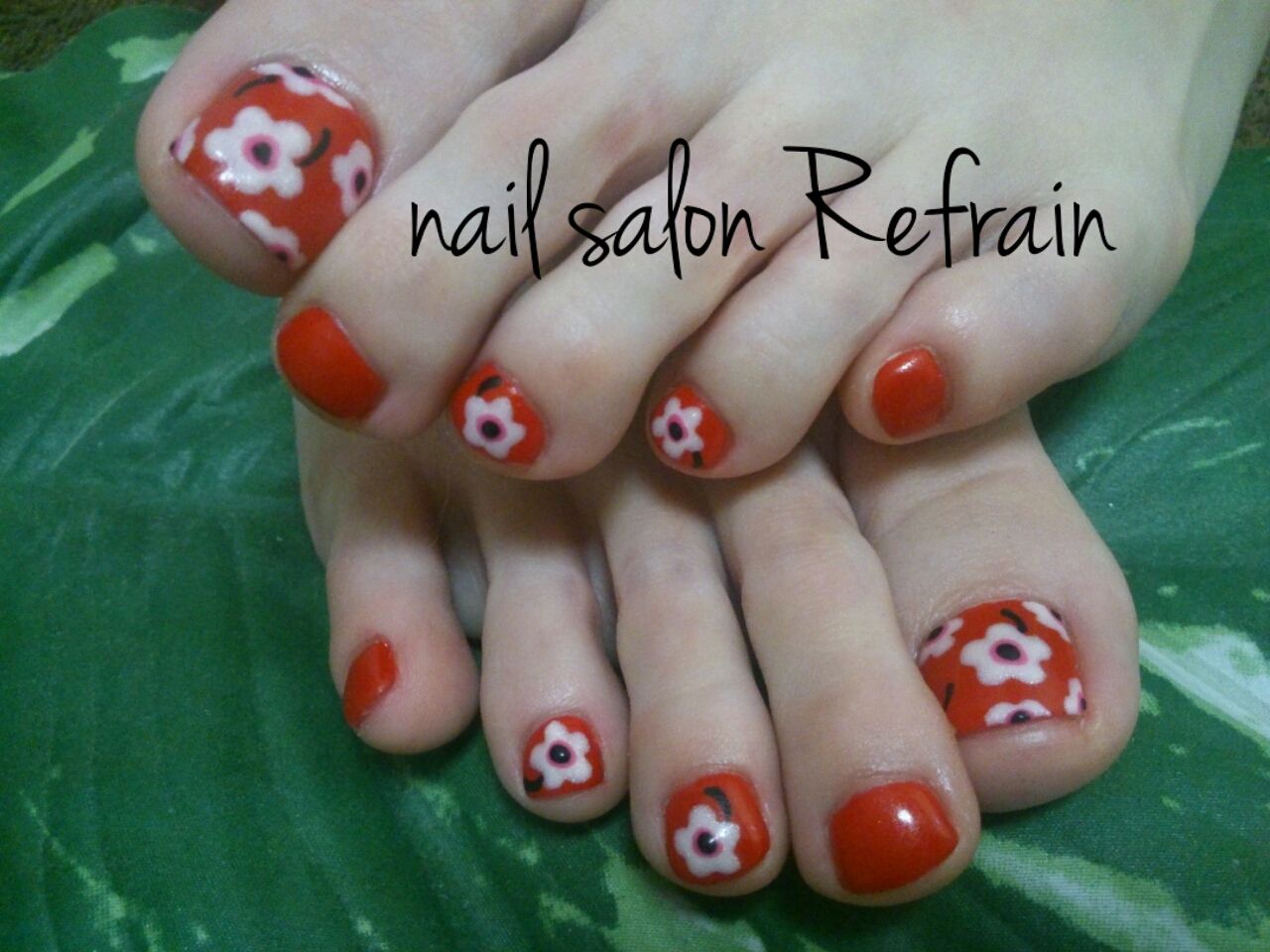 フリーデザイン☆マリメッコ風 - nail salon Refrain