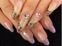 レオパード×流れ星ネイル♪ - NAIL moA 札幌店