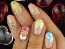 お花ネイル＆女の子ネイル♪
