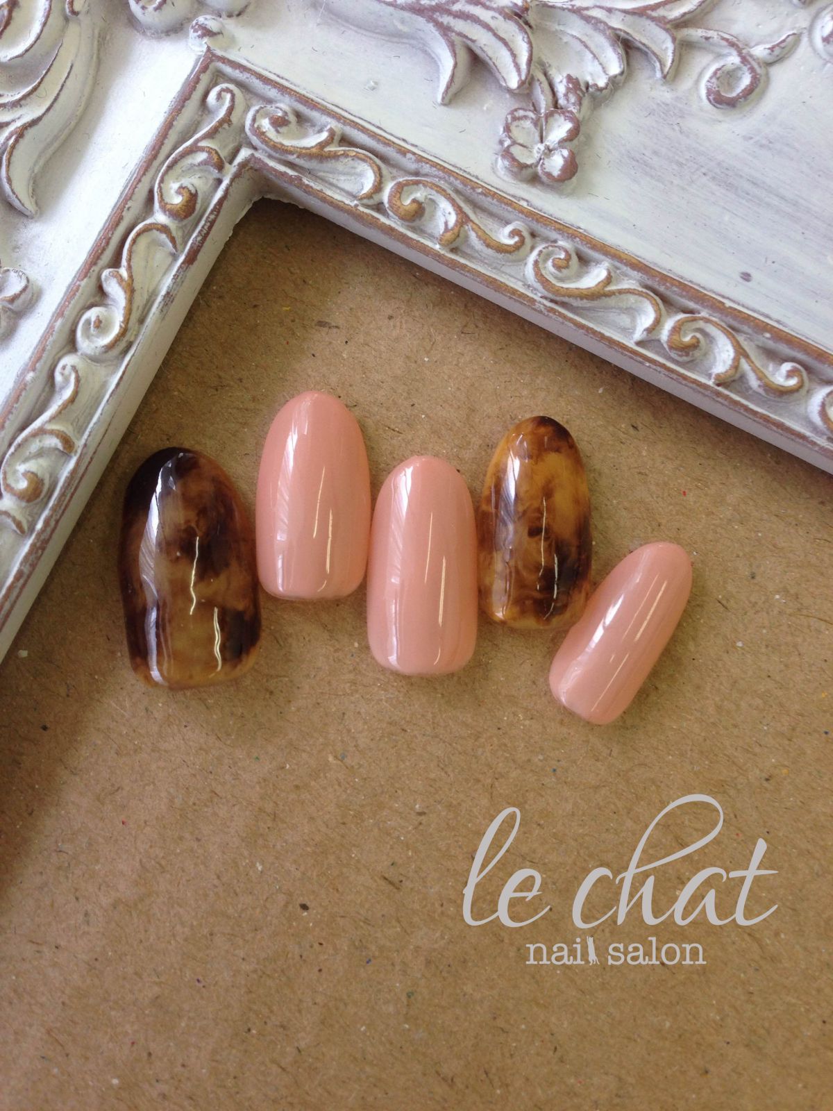 べっ甲ネイル♡ - ネイルサロン ルシャ(nailsalon lechat)