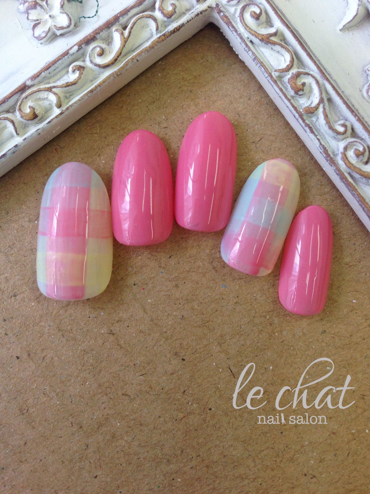 ふんわりチェック - ネイルサロン ルシャ(nailsalon lechat)