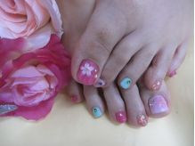桜フットネイル